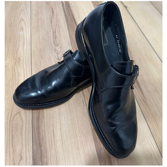 Stuart McGuire Monk Strap Loafers Mens 13 Black Ortho Vent - Picture 4 of 12